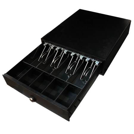 Денежный ящик STI CD-330-B элекромеханический черный 24V, распайка Штрих